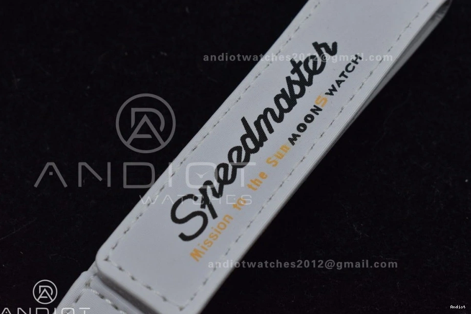 Strap Nylon to Omega on Bioceramic Sun Quartz Moonwatch Swatch x Mission the 0122